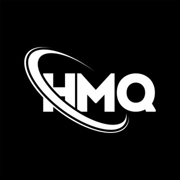 HMQ logo. HMQ letter. HMQ letter logo design. Initials HMQ logo linked with circle and uppercase monogram logo. HMQ typography for technology, business and real estate brand.