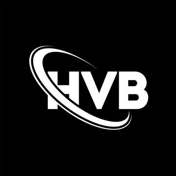 HVB logo. HVB letter. HVB letter logo design. Initials HVB logo linked with circle and uppercase monogram logo. HVB typography for technology, business and real estate brand.