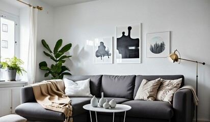 Living room minimalist, Interior Design