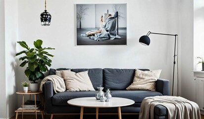 Living room minimalist, Interior Design