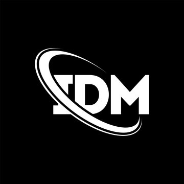 IDM logo. IDM letter. IDM letter logo design. Initials IDM logo linked with circle and uppercase monogram logo. IDM typography for technology, business and real estate brand.