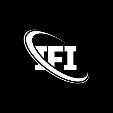 IFI logo. IFI letter. IFI letter logo design. Initials IFI logo linked with circle and uppercase monogram logo. IFI typography for technology, business and real estate brand.