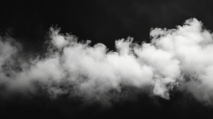 Black and white photo of smoke billowing out of a chimney. Suitable for illustrating industrial processes or pollution