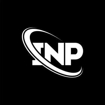 INP logo. INP letter. INP letter logo design. Initials INP logo linked with circle and uppercase monogram logo. INP typography for technology, business and real estate brand.