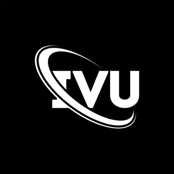 IVU logo. IVU letter. IVU letter logo design. Initials IVU logo linked with circle and uppercase monogram logo. IVU typography for technology, business and real estate brand.
