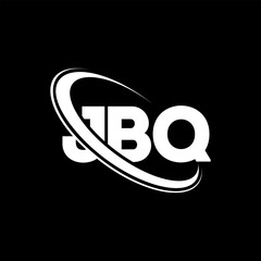 JBQ logo. JBQ letter. JBQ letter logo design. Intitials JBQ logo linked with circle and uppercase monogram logo. JBQ typography for technology, business and real estate brand.