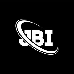 JBI logo. JBI letter. JBI letter logo design. Intitials JBI logo linked with circle and uppercase monogram logo. JBI typography for technology, business and real estate brand.