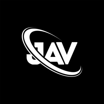 JAV logo. JAV letter. JAV letter logo design. Intitials JAV logo linked with circle and uppercase monogram logo. JAV typography for technology, business and real estate brand.