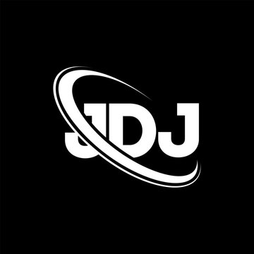 JDJ logo. JDJ letter. JDJ letter logo design. Initials JDJ logo linked with circle and uppercase monogram logo. JDJ typography for technology, business and real estate brand.