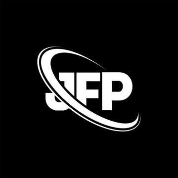JFP logo. JFP letter. JFP letter logo design. Initials JFP logo linked with circle and uppercase monogram logo. JFP typography for technology, business and real estate brand.