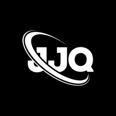JJQ logo. JJQ letter. JJQ letter logo design. Initials JJQ logo linked with circle and uppercase monogram logo. JJQ typography for technology, business and real estate brand.