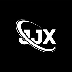 JJX logo. JJX letter. JJX letter logo design. Initials JJX logo linked with circle and uppercase monogram logo. JJX typography for technology, business and real estate brand.