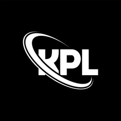 KPL logo. KPL letter. KPL letter logo design. Initials KPL logo linked with circle and uppercase monogram logo. KPL typography for technology, business and real estate brand.