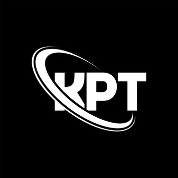 KPT logo. KPT letter. KPT letter logo design. Initials KPT logo linked with circle and uppercase monogram logo. KPT typography for technology, business and real estate brand.