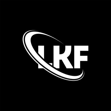 LKF logo. LKF letter. LKF letter logo design. Initials LKF logo linked with circle and uppercase monogram logo. LKF typography for technology, business and real estate brand.