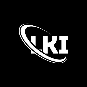 LKI logo. LKI letter. LKI letter logo design. Initials LKI logo linked with circle and uppercase monogram logo. LKI typography for technology, business and real estate brand.