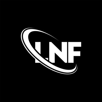 LNF logo. LNF letter. LNF letter logo design. Initials LNF logo linked with circle and uppercase monogram logo. LNF typography for technology, business and real estate brand.