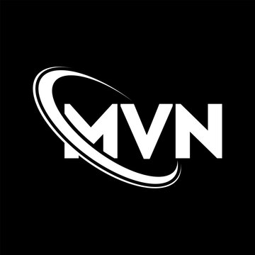 MVN logo. MVN letter. MVN letter logo design. Initials MVN logo linked with circle and uppercase monogram logo. MVN typography for technology, business and real estate brand.