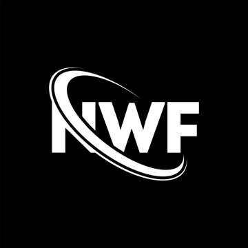 NWF logo. NWF letter. NWF letter logo design. Initials NWF logo linked with circle and uppercase monogram logo. NWF typography for technology, business and real estate brand.