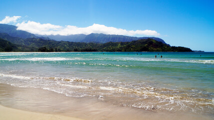 Hanalei Beach, Island of Kauai, Hawaii, United States