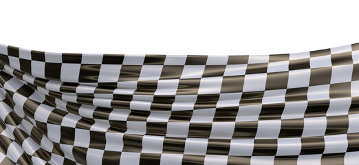 Obraz premium grid abstract background chess checkered flag finish line victory 3d rendering