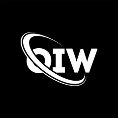 Fototapeta na wymiar OIW logo. OIW letter. OIW letter logo design. Initials OIW logo linked with circle and uppercase monogram logo. OIW typography for technology, business and real estate brand.