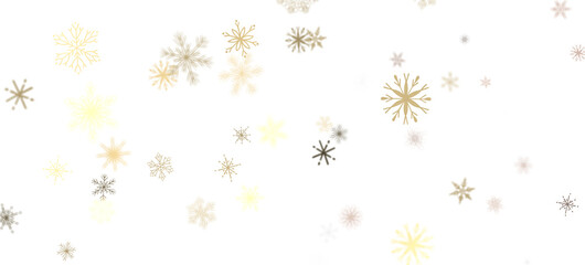 Frosty Snowfall: Mesmeric 3D Illustration Depicting Descending Holiday Snowflakes