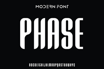 Abstract sci fi modern alphabet fonts. Science fiction typography sport, technology, fashion, digital, future creative logo font. vector illustration - obrazy, fototapety, plakaty