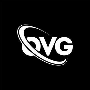 OVG logo. OVG letter. OVG letter logo design. Initials OVG logo linked with circle and uppercase monogram logo. OVG typography for technology, business and real estate brand.
