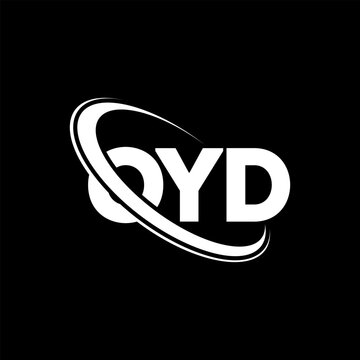 OYD logo. OYD letter. OYD letter logo design. Initials OYD logo linked with circle and uppercase monogram logo. OYD typography for technology, business and real estate brand.