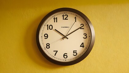 A simple, mechanical wall clock