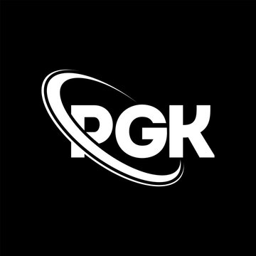 PGK logo. PGK letter. PGK letter logo design. Initials PGK logo linked with circle and uppercase monogram logo. PGK typography for technology, business and real estate brand.
