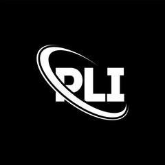 PLI logo. PLI letter. PLI letter logo design. Initials PLI logo linked with circle and uppercase monogram logo. PLI typography for technology, business and real estate brand.