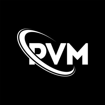 PVM logo. PVM letter. PVM letter logo design. Initials PVM logo linked with circle and uppercase monogram logo. PVM typography for technology, business and real estate brand.