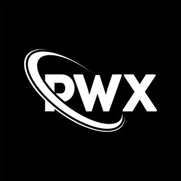 PWX logo. PWX letter. PWX letter logo design. Initials PWX logo linked with circle and uppercase monogram logo. PWX typography for technology, business and real estate brand.