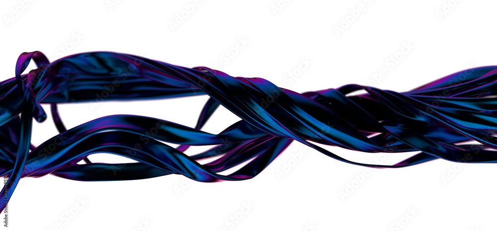 Poster Seamless Flow: Abstract 3D Blue Seamless Flow: Abstract 3D Blue Wave Illustration for Smooth and Continuous VisualsWave Illustration for Smooth and Continuous Visuals