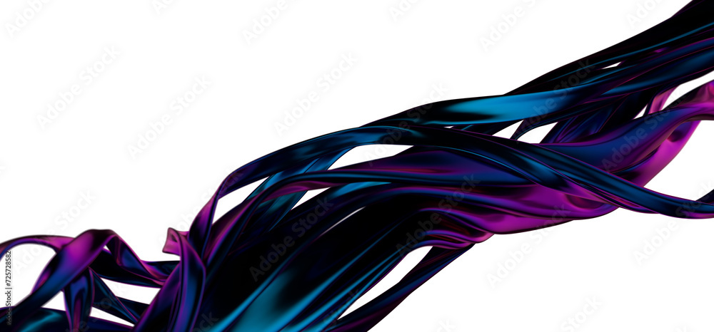 Poster Dynamic Aquatic Motion: AbstracDynamic Aquatic Motion: Abstract 3D Blue Wave Illustration for Dynamic Visualst 3D Blue Wave Illustration for Dynamic Visuals