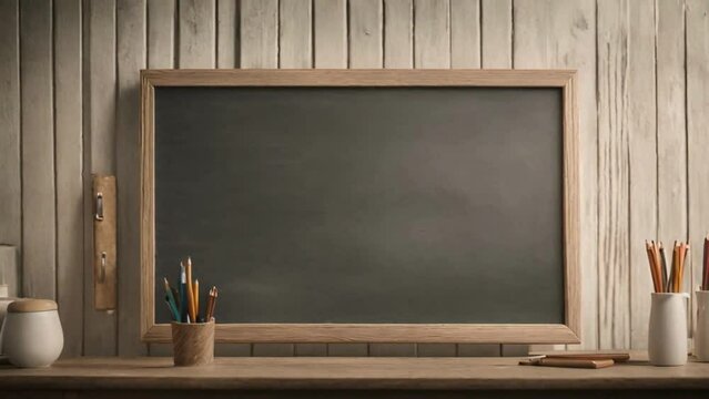 School chalk board for writing, education 