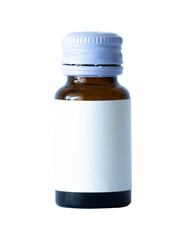 blank medicine bottle isolated mockup