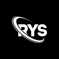 RYS logo. RYS letter. RYS letter logo design. Initials RYS logo linked with circle and uppercase monogram logo. RYS typography for technology, business and real estate brand.