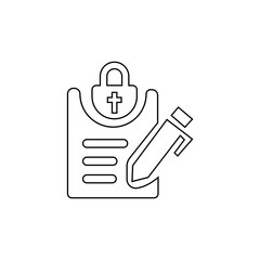 Obraz premium Document vector icon. Illustration isolated for graphic and web design. Document icon in trendy flat style isolated on background. Line icon for business, partnership, deal, cooperation concept.