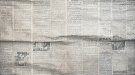 Newspaper paper grunge vintage old aged texture background