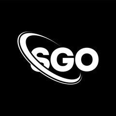 SGO logo. SGO letter. SGO letter logo design. Initials SGO logo linked with circle and uppercase monogram logo. SGO typography for technology, business and real estate brand.