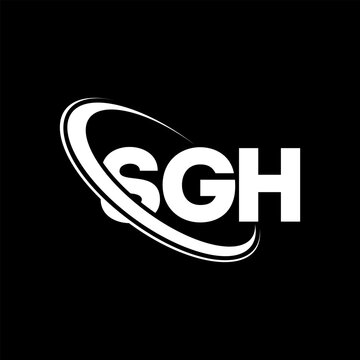 SGH logo. SGH letter. SGH letter logo design. Initials SGH logo linked with circle and uppercase monogram logo. SGH typography for technology, business and real estate brand.