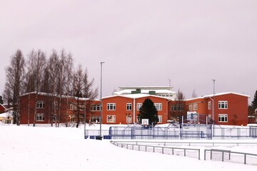 winter in the village