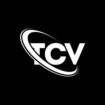 TCV logo. TCV letter. TCV letter logo design. Initials TCV logo linked with circle and uppercase monogram logo. TCV typography for technology, business and real estate brand.