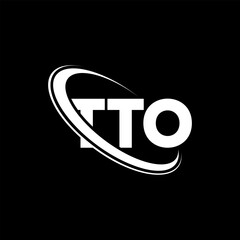TTO logo. TTO letter. TTO letter logo design. Initials TTO logo linked with circle and uppercase monogram logo. TTO typography for technology, business and real estate brand.