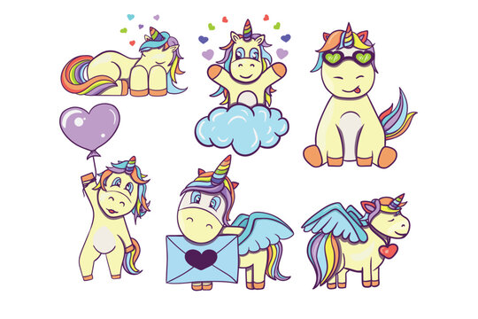 Unicorn Bundle, Unicorn birthday, Baby Unicorn Layered, Unicorn clipart, Cute Magical Rainbow, Unicorn Clipart, Baby Girl Newborn, Birthday, unicorn cake topper, Nursery, cut file, for, Cricut, Silhou