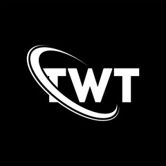 TWT logo. TWT letter. TWT letter logo design. Initials TWT logo linked with circle and uppercase monogram logo. TWT typography for technology, business and real estate brand.