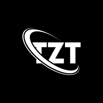 TZT logo. TZT letter. TZT letter logo design. Initials TZT logo linked with circle and uppercase monogram logo. TZT typography for technology, business and real estate brand.